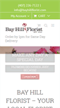 Mobile Screenshot of bayhillflorist.com